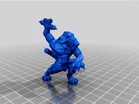 Beastman Lion Miniature "Bastard Brothers" by Mylakovich