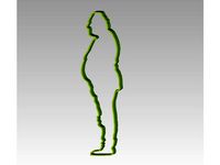 Peter Weibel and I #7 (cookie cutter) by xpistin