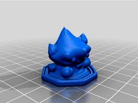 Fire Elemental token by Zardoc10