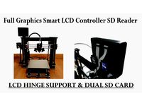 3D Printer Smart LCD Controller Hinge Support Dual SD Card Holder by 3DIYOriginal