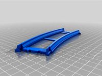 Lego City train track compatible Curved by mtudury