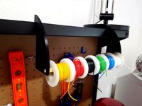 Hanging Wire Spool Rack by prodestrian