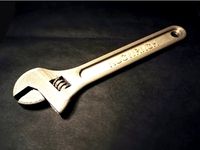 Fully assembled more 3D printable wrench (customizable) by DrLex