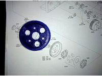 Spur Gear 73 tooth 46p for Traxxas Slash 2WD by QuantumFlexGate