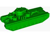 T-35 Heavy Tank (4 cm model) by HappyBattleSheep