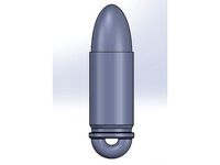 9mm Bullet Cross-Section Jewelry by mmessers