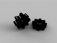 M3 Bed Thumb Wheel by scorpianuk