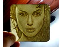 Angelina Jolie Portrait by paulootah