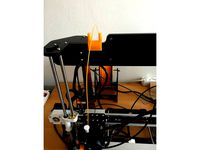 Anet A8 simple cable guide (aka "filament" guide) by dargul