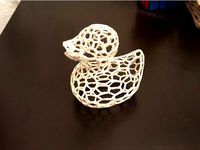 Voronoi-rubber-duck (lousy swimmer) by Michi_Teck