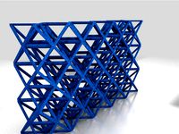 Octet-truss lattice by Miles3D