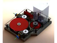 Cold end Friction / Traction extruder (belt driven extrusion) by Jellebross