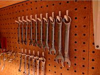 Pegboard hooks - stubby, in 3 thicknesses by reeseallen
