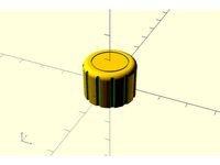 Prusa Mk2 Lcd knob by jobelobes