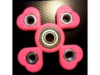 I Heart <3 Customizable Valentine (pick-a-weight) Fidget Spinner by Lucina