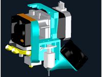 GEEETech i3B (METAL version): Single Extruder FAN & LED (V3 with 3DTouch) by Luca_Benedetto