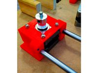 NEMA 17 Mount with holes for 8mm rod by HFriggy