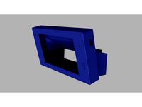 PanelDue w/7" LCD Mount for Rostock Max V2 by DodgeDerek