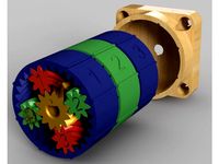 43.33:1 Compound Planetary Gearset, NEMA 17 Mount, No Hardware by Gear_Down_For_What