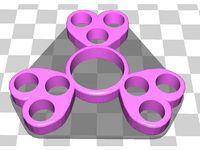 Heart Valentine Tri Spinner by Zigian