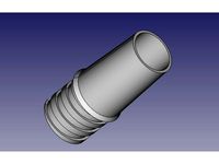 Cyclone separator dust tube by doobedoobedo