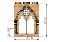 VENTANA GÓTICA 3X4 by BARBACANA