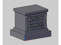 Don't Blink Plinth by crisby