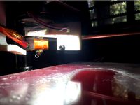 12v Auto LED light bracket for Geeetech I3 Pro B by Diverdown