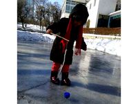 Ice Dancing Monkey - A Chinese Traditional Spinning Top by HarveyXu