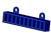 Simple stack-able desktop USB thumb drive holder  by kurtiman