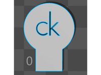 jeton de caddie ck calvin klein caddy coin by microtechniques