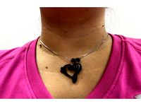 Treble bass clef heart by BridMari3D