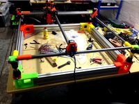Mostly Printed CNC leg adjuster by sunep
