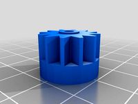 InMoov Solid Wrist Gear by mayaway