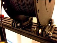 Spool/filament Holder - Tevo Black Widow - 2080 Extrude by William_Shea_brown