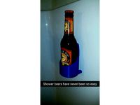 Shower Beer Holder by trbone76
