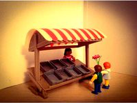 Medieval Market Stall Playmobil by monchete