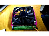 Simple 80mm fan holder for RADDS by jbabio