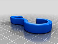 Simple S hook with a ziptie hole by samyp