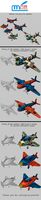 Plane low-poly for games 3D Model