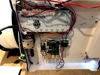 Ultimaker 2 Raspberry Pi, relay and voltage regulator mount by JustSid