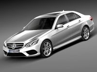 Mercedes-Benz E-Class AMG Sedan 2016 3D Model