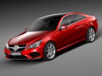 Mercedes-Benz E-Class AMG Coupe 2015 3D Model