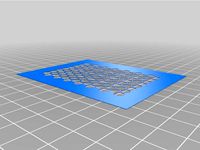 Airbrush Stencil/Template 5mm hex pattern by h0unskull