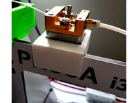Bowden Extruder Mount - Aluminum i3 Frame (top) by shrike88