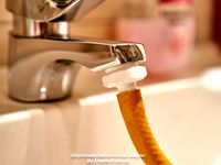 3D-printable faucet-to-hose adapter by CreativeTools