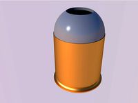 Airsoft shotgun to grenade shell adaptor by Snorri