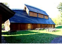 Viking feasting hall from Borre (Gildehallen) by Joney
