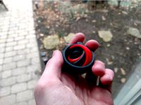 Gyroscopic relaxing keyring (with no keyring and dual color single extruder) by 413x20