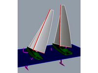 imoca 60' RC + foil by Amassard